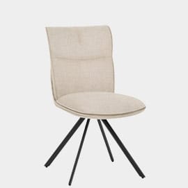 Cody Dining Chair Beige Fabric
