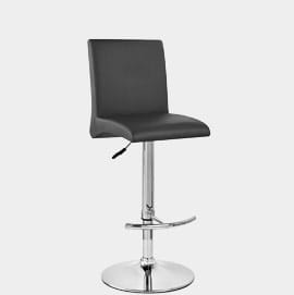 Deluxe High Back Stool Black