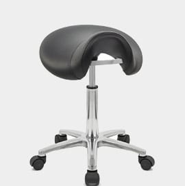 Deluxe Saddle Stool Black