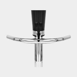 Curved T-Bar Footrest