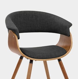 Grafton Dining Chair Walnut and Grey