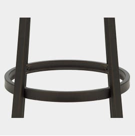 Industrial Frame And Circular Footrest