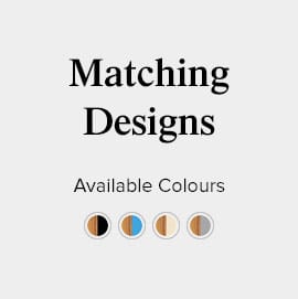 Matching Ascot fabric bar stool and chair design colours