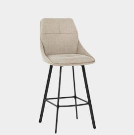 Nova Bar Stool Tweed Fabric