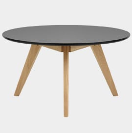 Radius Coffee Table Oak and Black