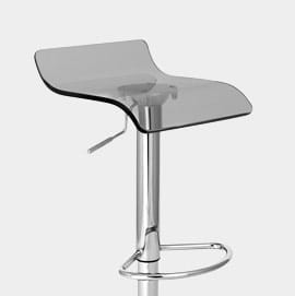 Shimmer Translucent Stool Smoked