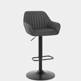 Sol Bar Stool Antique Black
