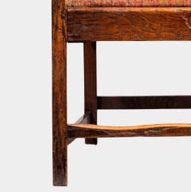 Simple Straight Antique Chair Leg