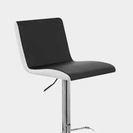 Suave Bar Stool Black and White