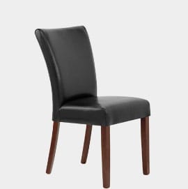 Torino Walnut Dining Chair Black