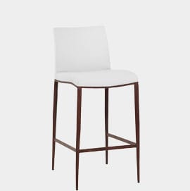 Wenge Bar Stool White