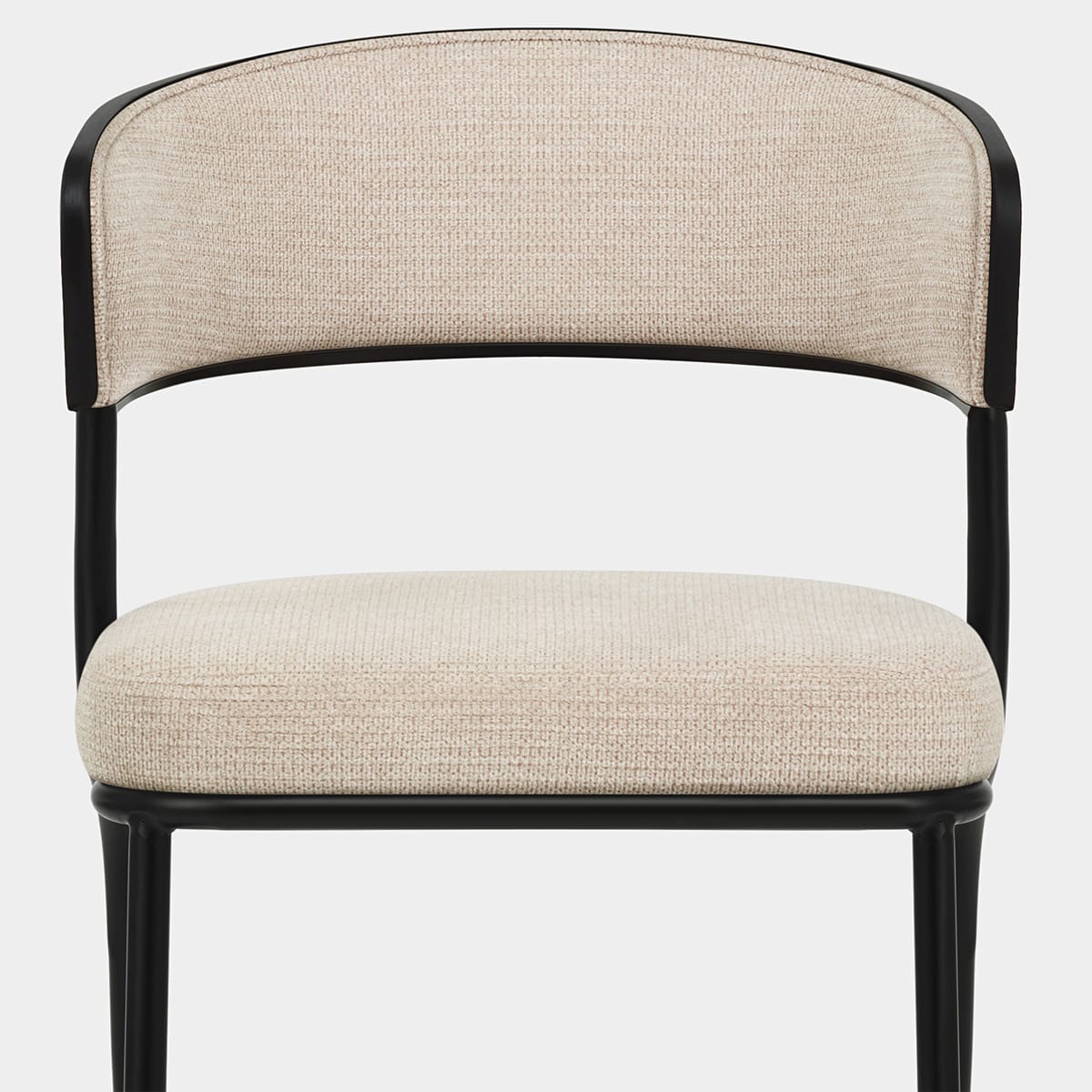 Alexa Dining Chair Beige Fabric Seat Image