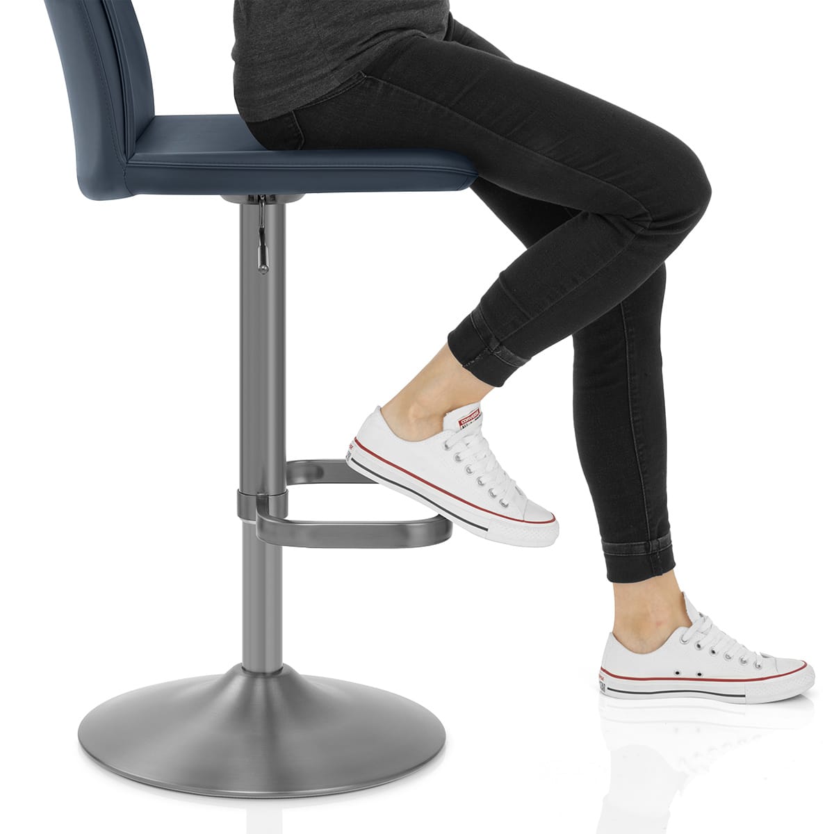 Alto Bar Stool Blue Frame Image