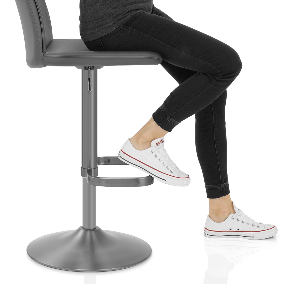 Alto Bar Stool Dark Grey Frame Image