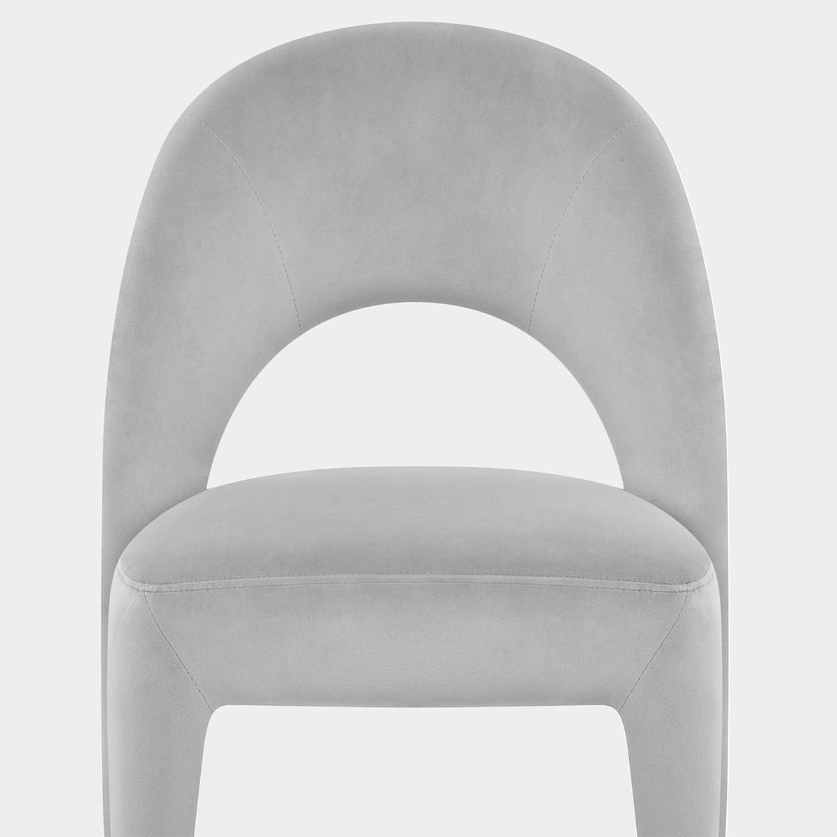 Amore Chair Grey Velvet Seat Image