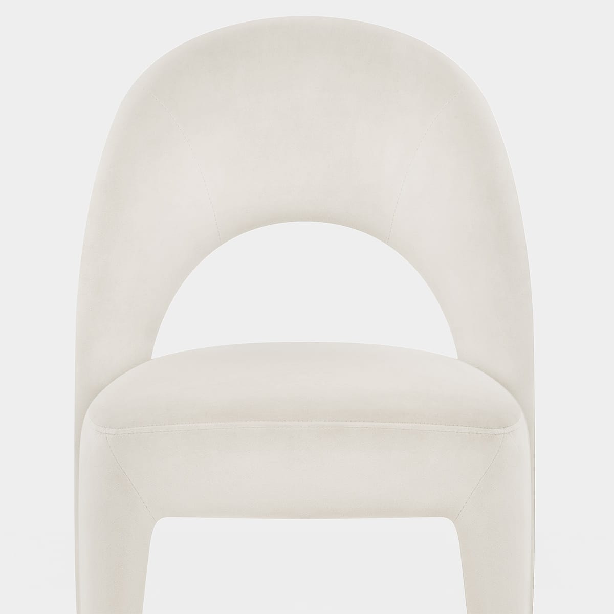 Amore Chair Ivory Velvet Seat Image