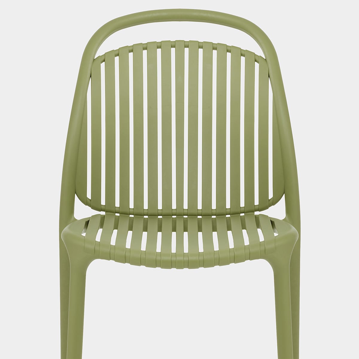 Arlo Stackable Chair Green Seat Image
