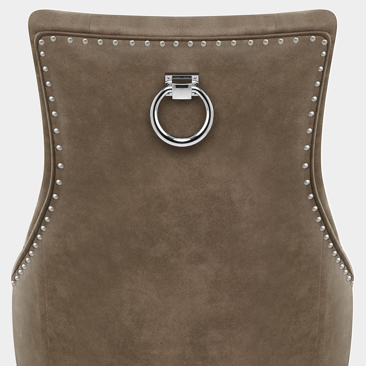 Ascot Oak Dining Chair Antique Brown Seat Image