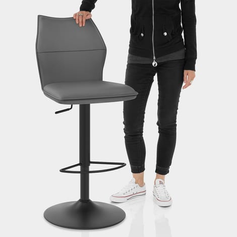 Ava Bar Stool Grey Features Image