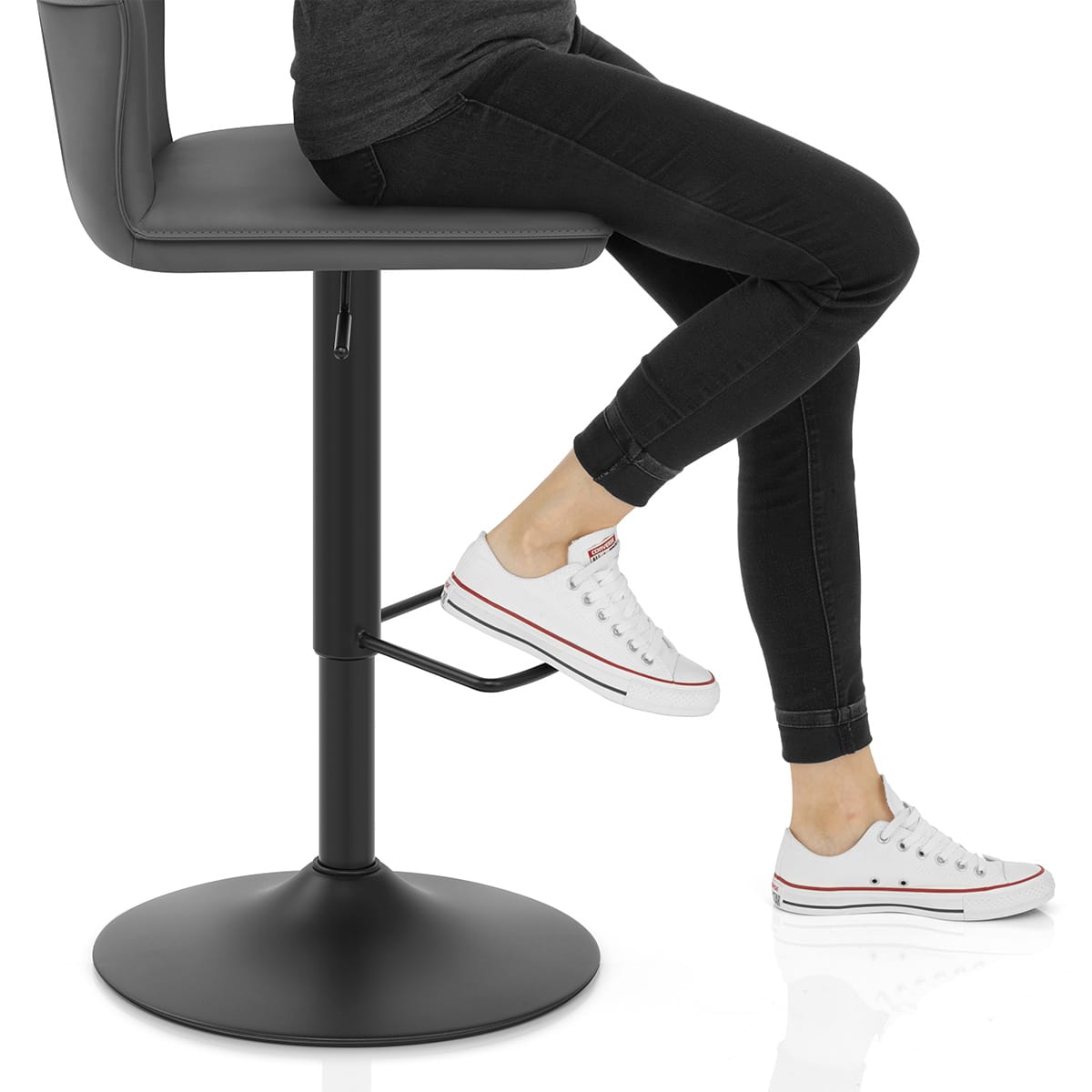 Ava Bar Stool Grey Frame Image