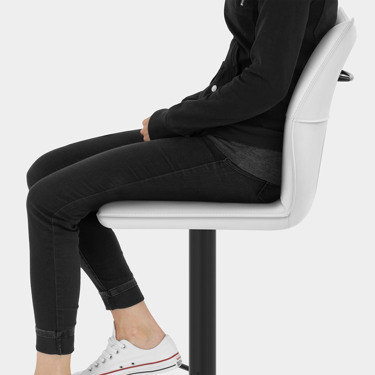Ava Bar Stool White Seat Image