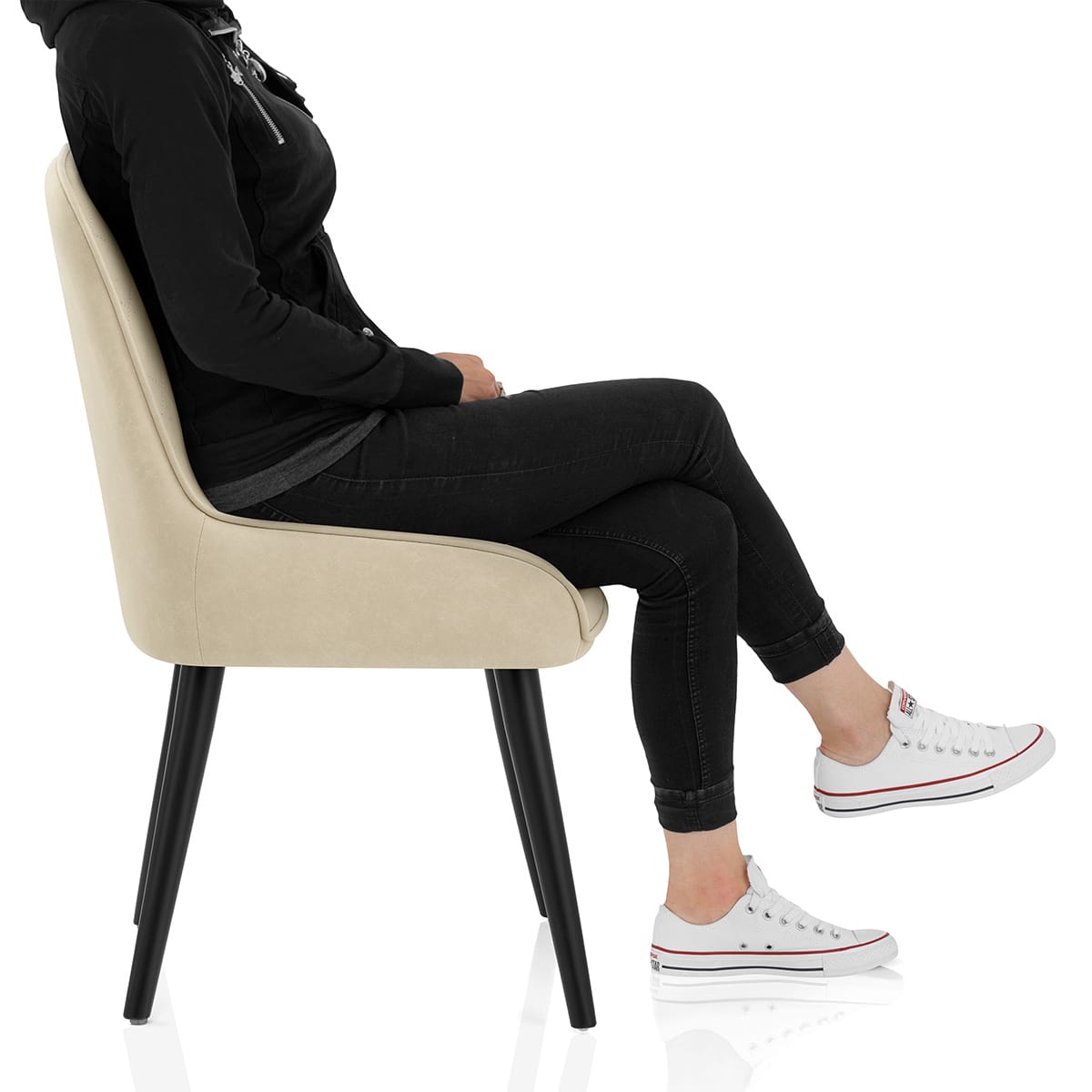 Azure Dining Chair Beige Frame Image