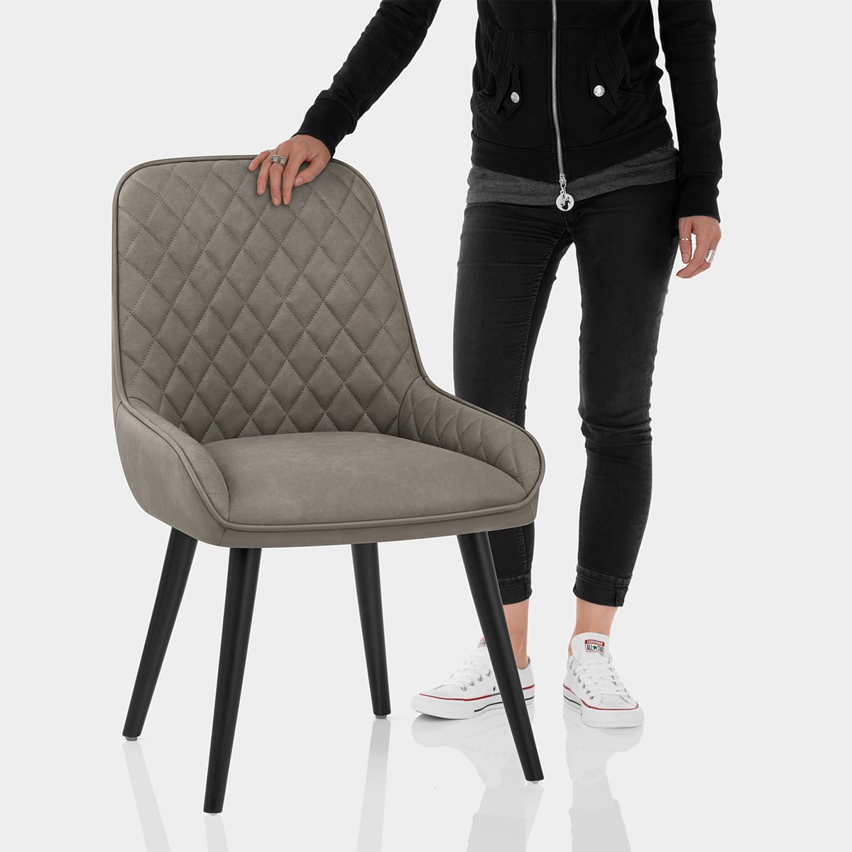 Azure Dining Chair Grey Features Image