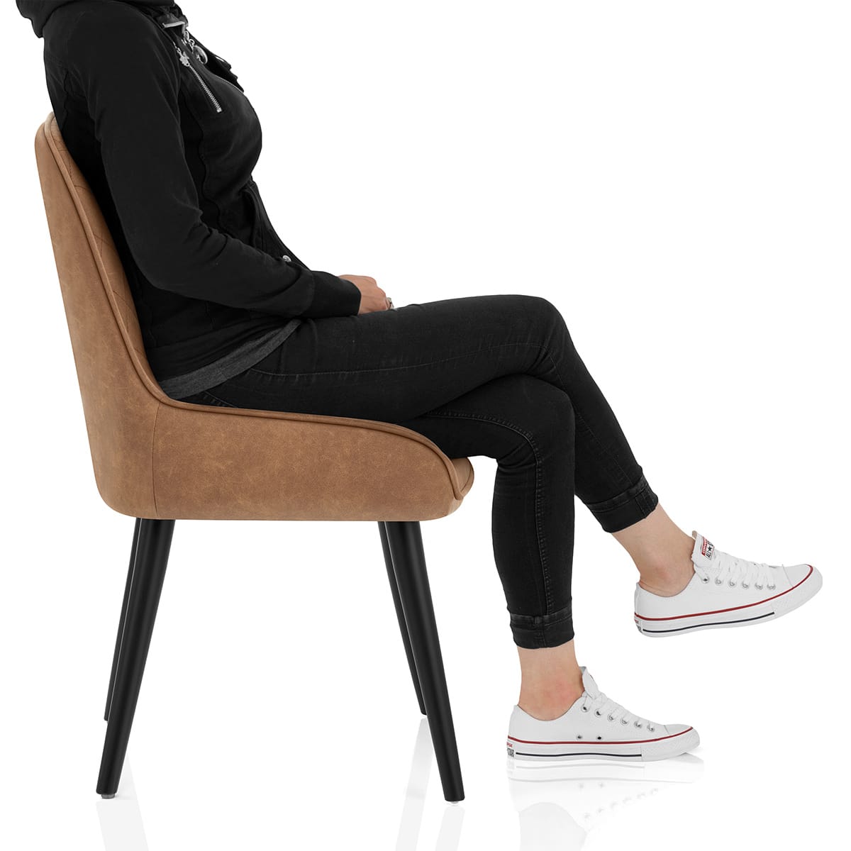 Azure Dining Chair Tan Frame Image