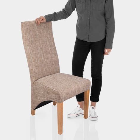 Baxter Dining Chair Tweed Features Image