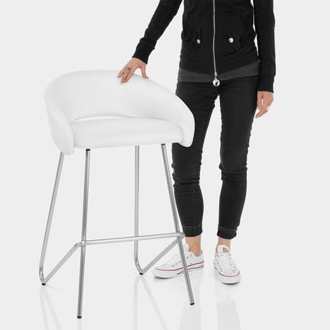 Bay Bar Stool White Features Image