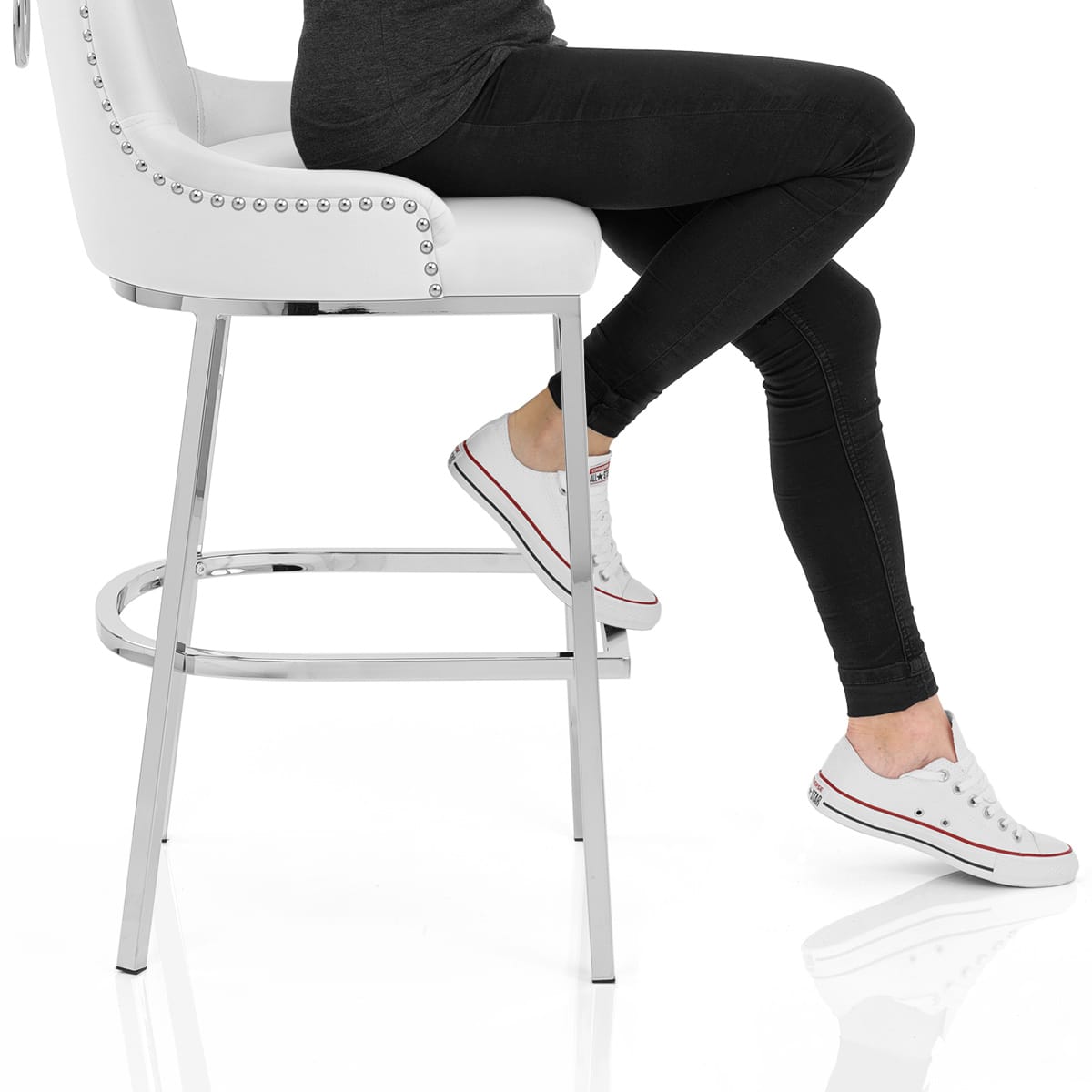 Bliss Bar Stool White Frame Image