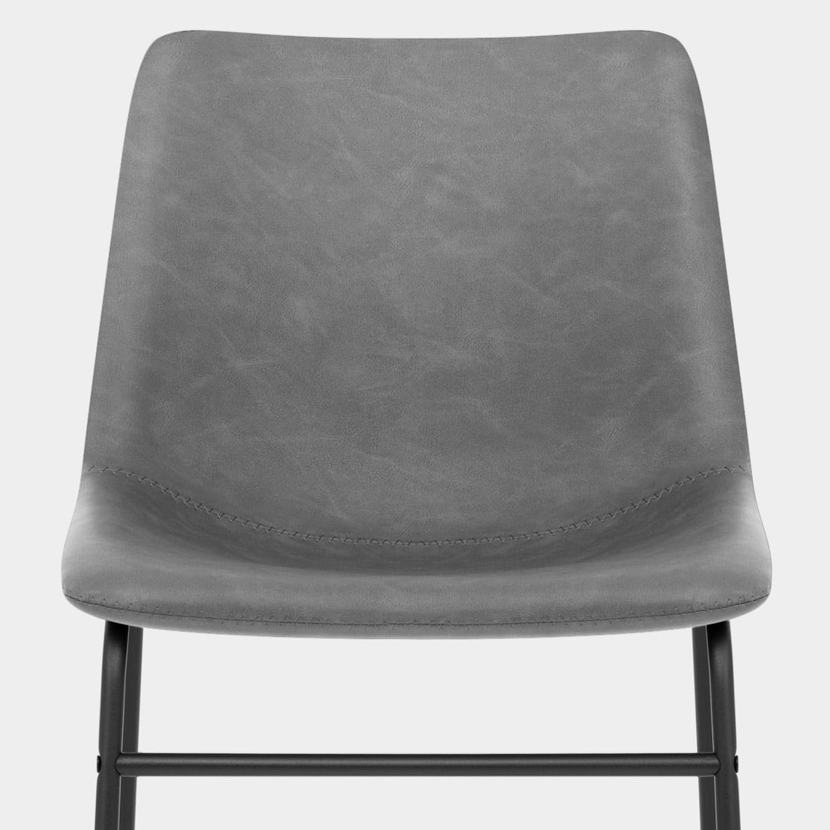 Bucket Chair Antique Grey Seat Image