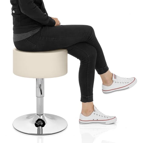 Bullet Stool Cream Frame Image
