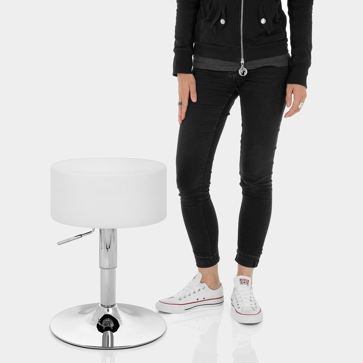 Bullet Stool White Features Image