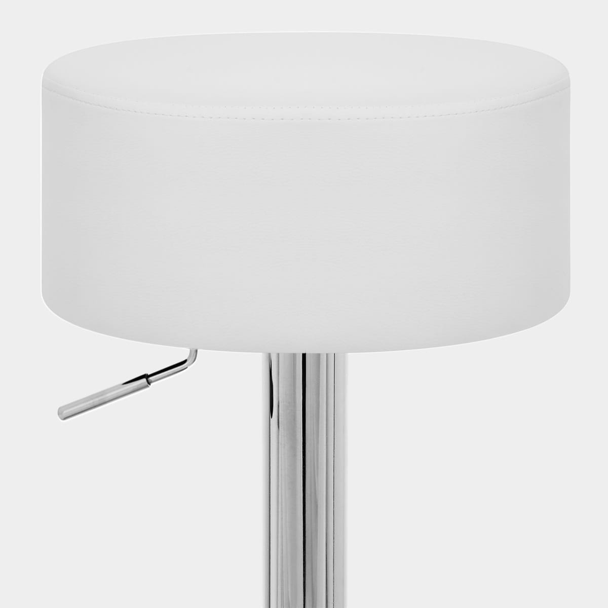 Bullet Stool White Seat Image