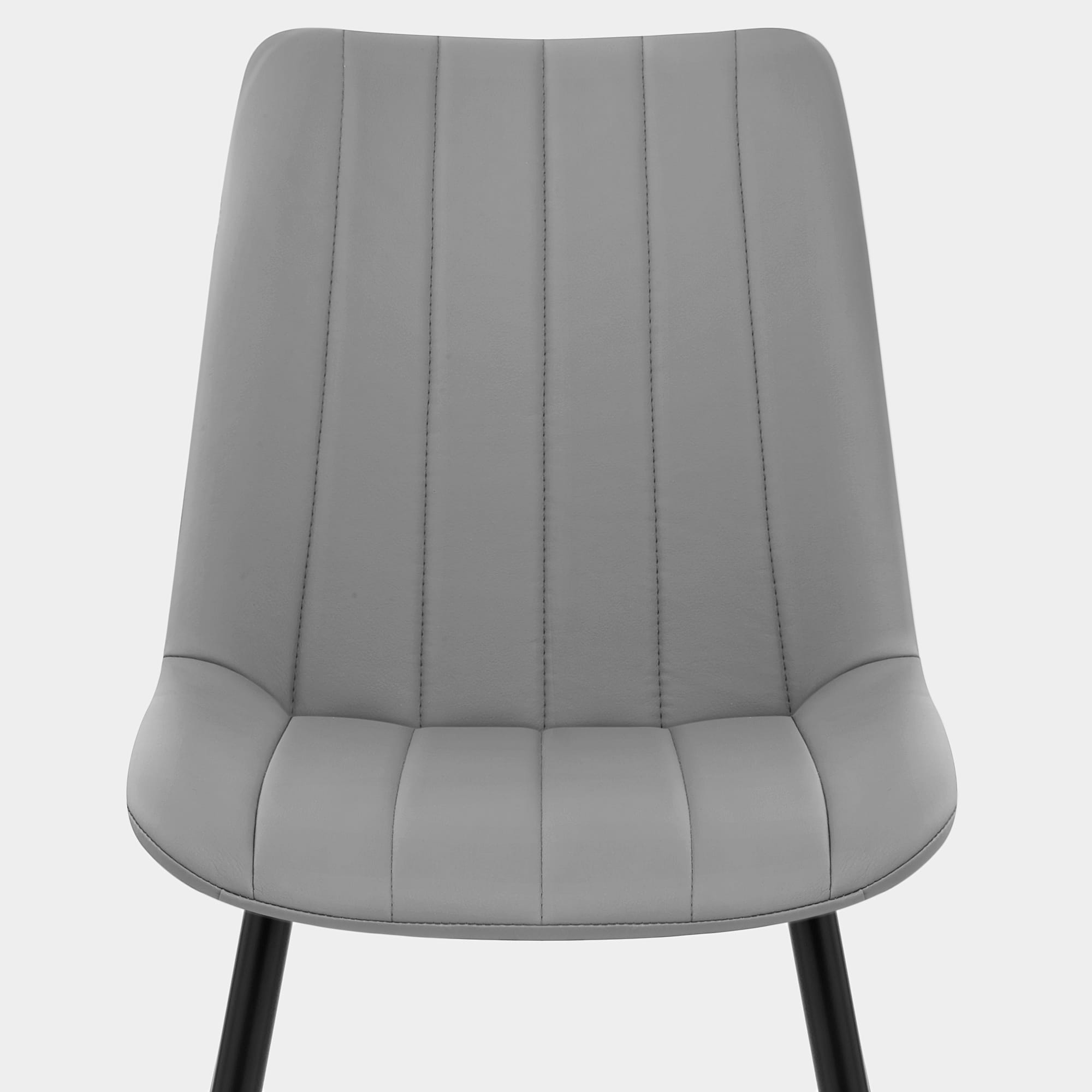 Camino Dining Chair Mid Grey Seat Image