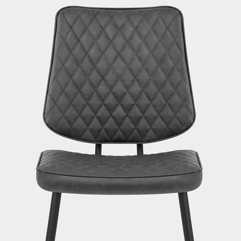 Caprice Dining Chair Antique Grey Seat Image