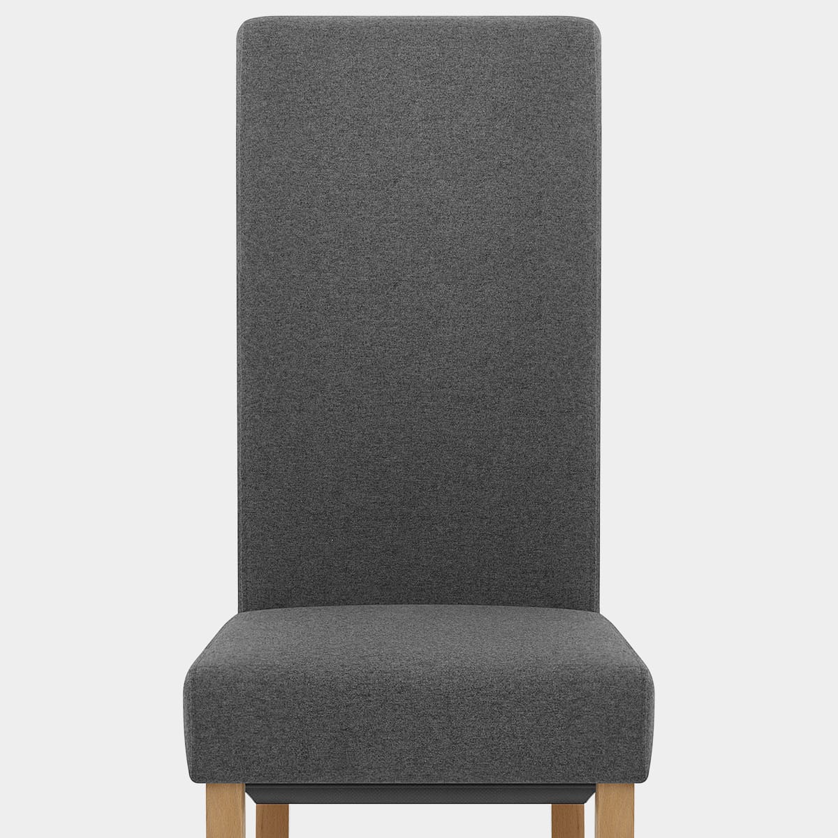 Carolina Dining Chair Charcoal Fabric Seat Image