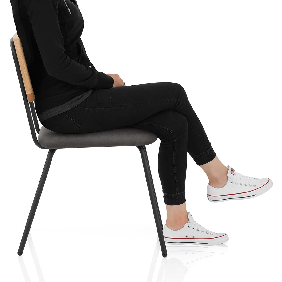 Cassis Dining Chair Charcoal Frame Image