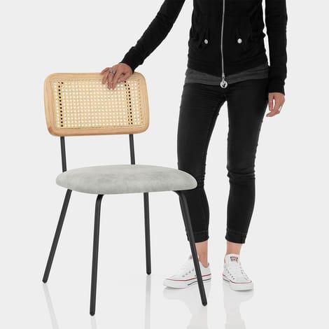 Cassis Dining Chair Grey Features Image