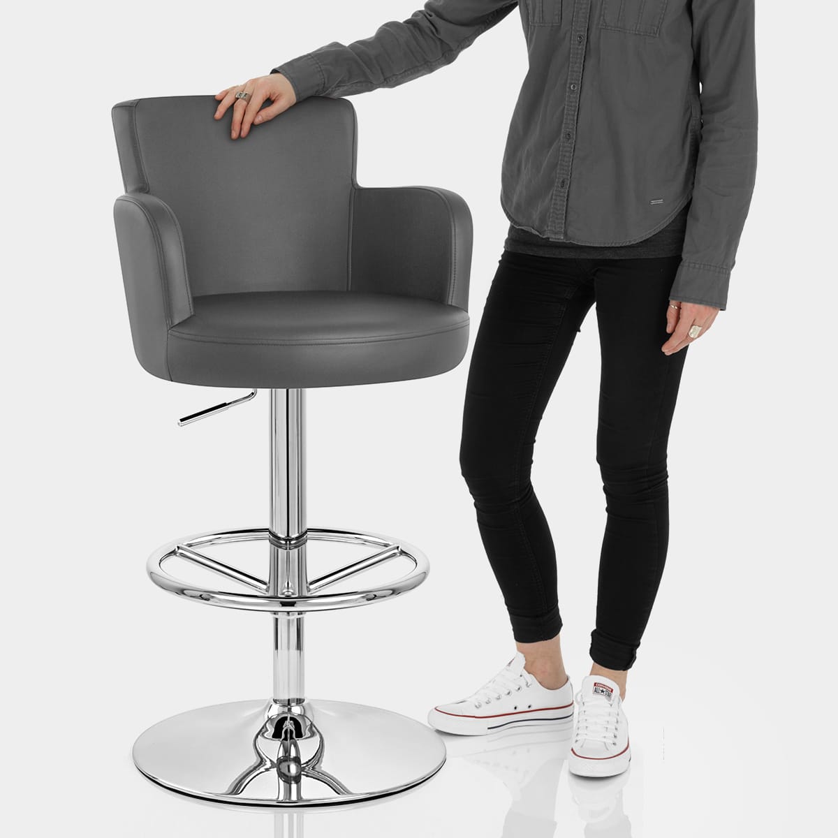 Chateau Bar Stool Grey Features Image