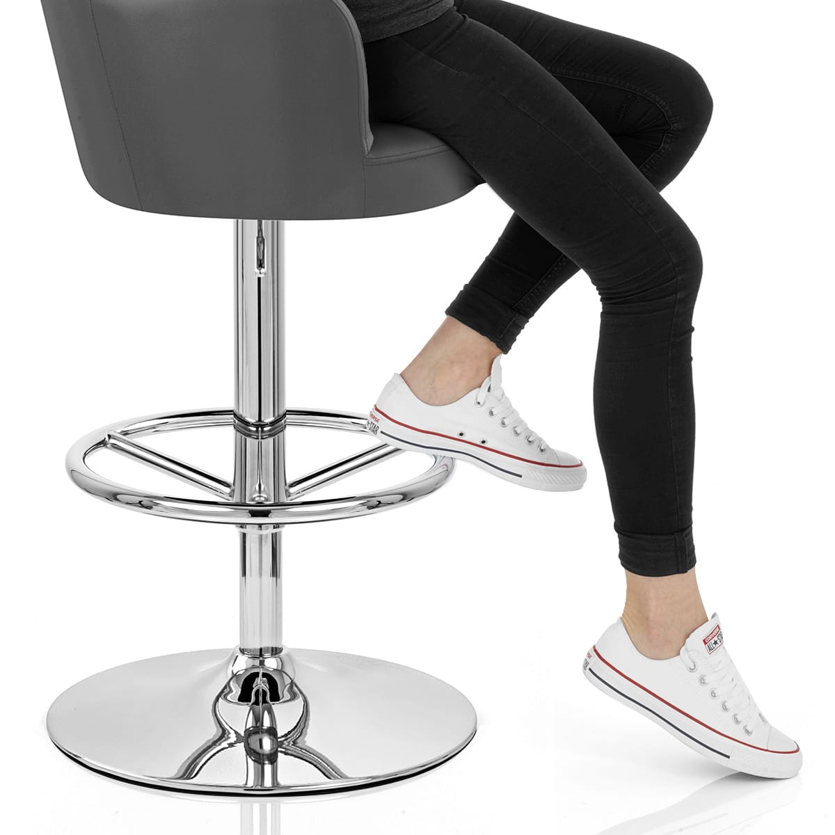 Chateau Bar Stool Grey Frame Image