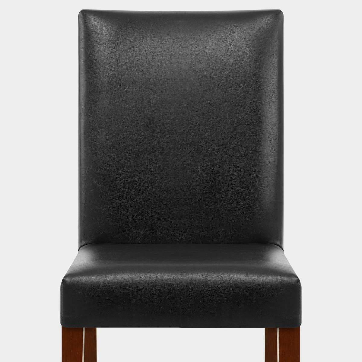 Chicago Walnut Dining Chair Black Seat Image