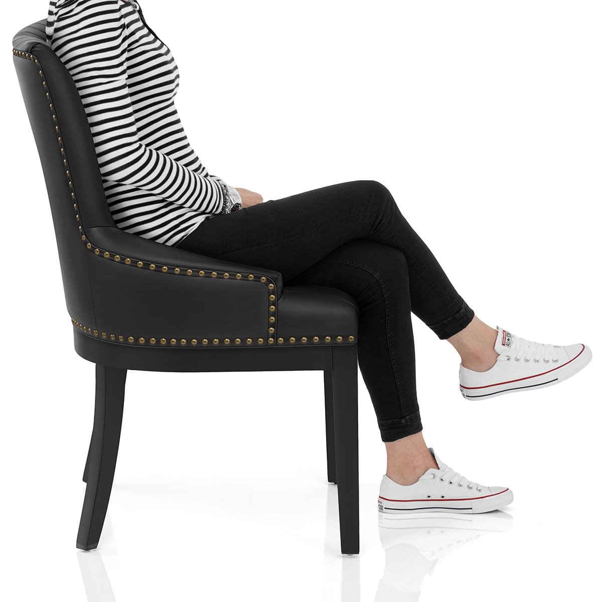 Chiltern Wooden Dining Chair Black Frame Image