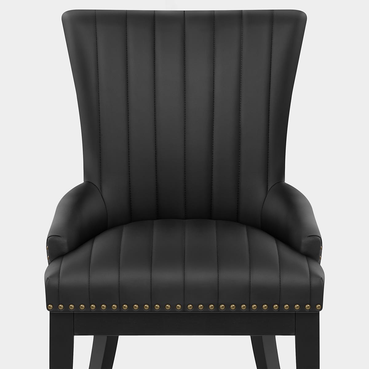 Chiltern Wooden Dining Chair Black Seat Image