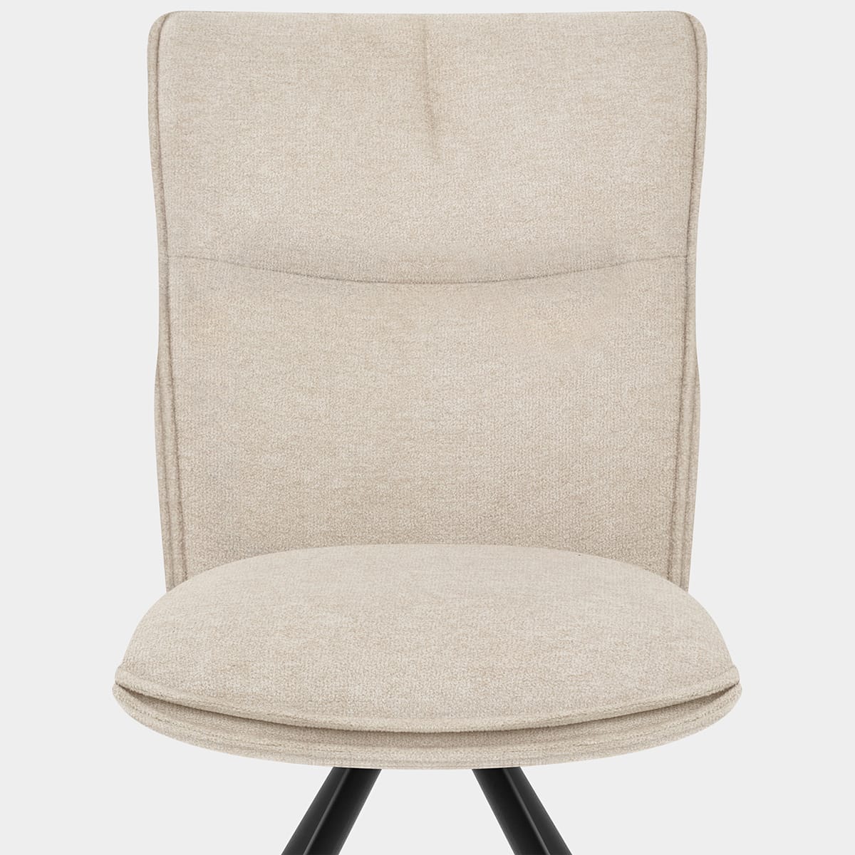 Cody Dining Chair Beige Fabric Seat Image