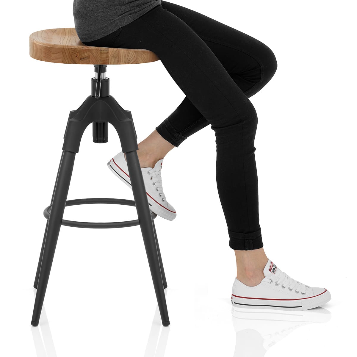 Compass Industrial Stool Frame Image