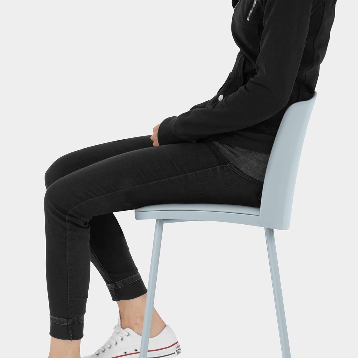 Cosmo Bar Stool Blue Seat Image