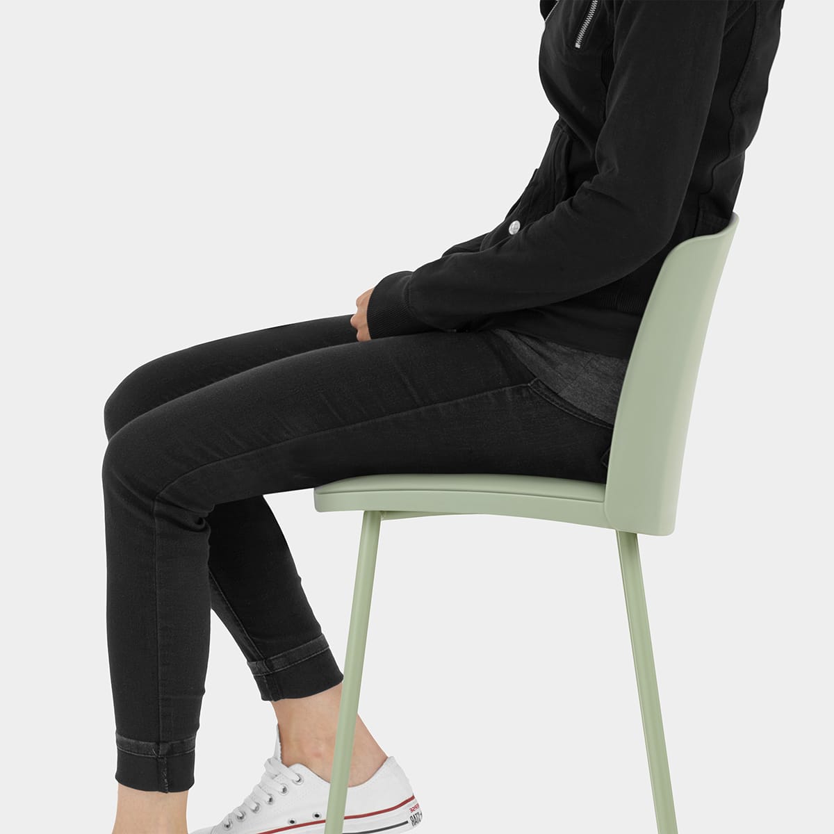 Cosmo Bar Stool Green Seat Image