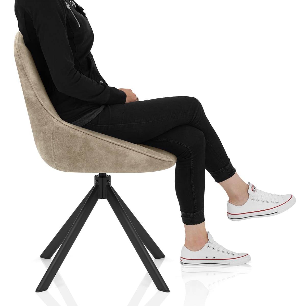 Dante Dining Chair Taupe Frame Image